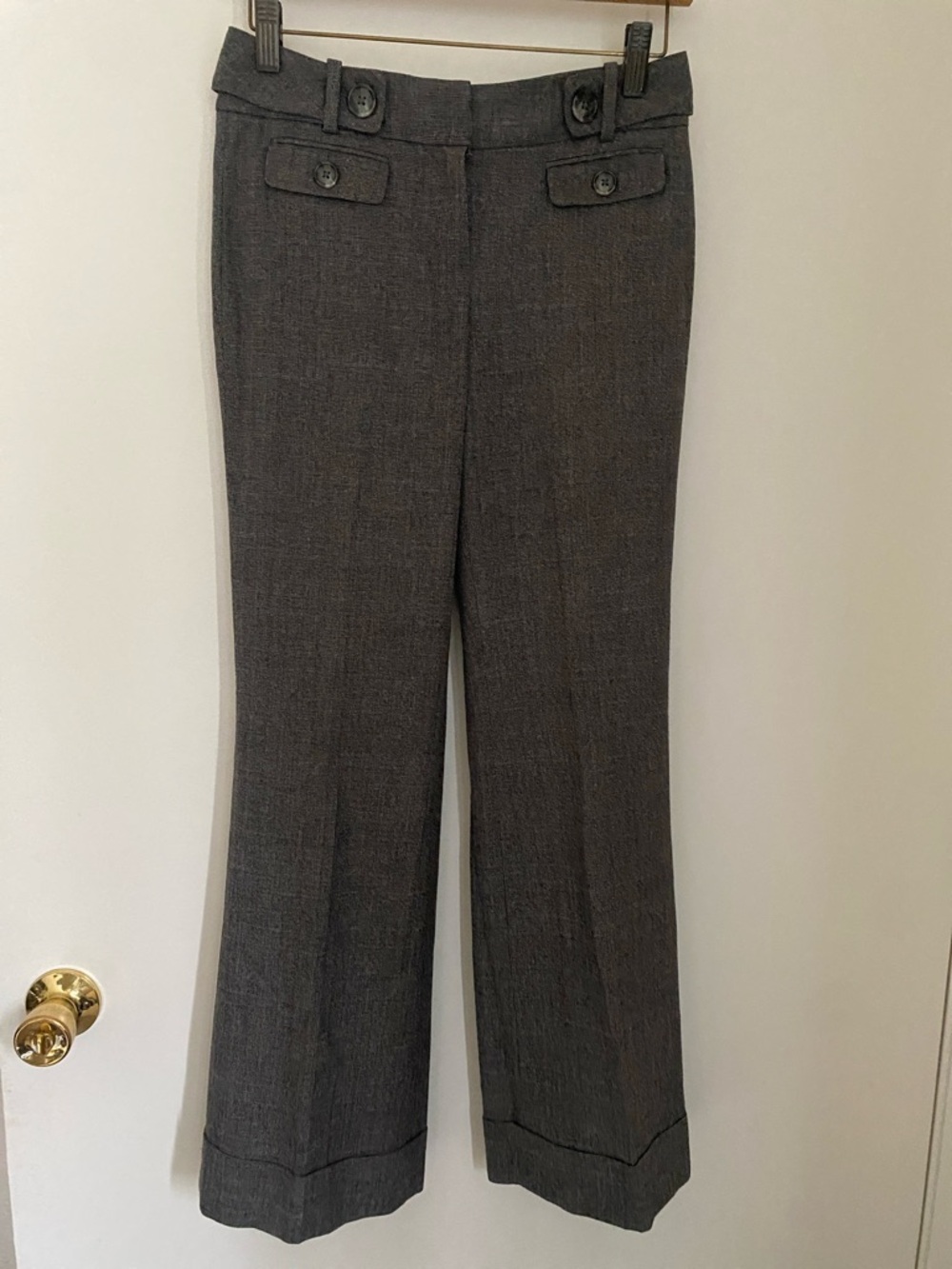 Ann Taylor Signature Petite Gray Tweed Jacket
